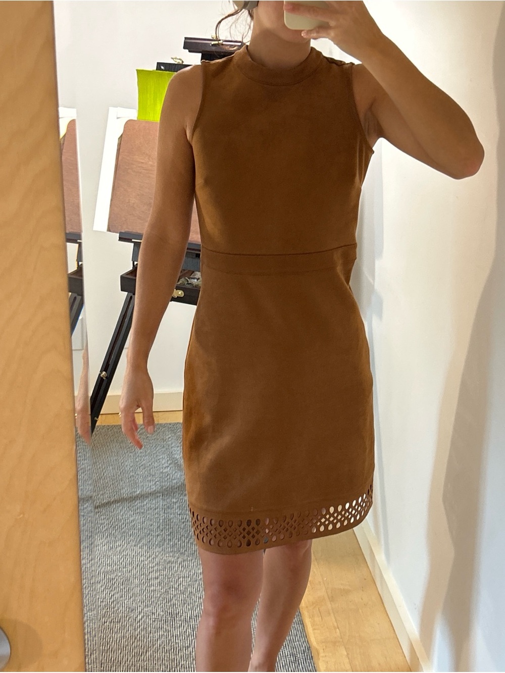 Ann Taylor Suede Dress 00P